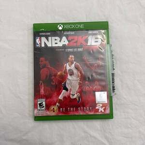 NBA 2K16 Xbox One Game Disc Case and Artwork Steph Curry Cover